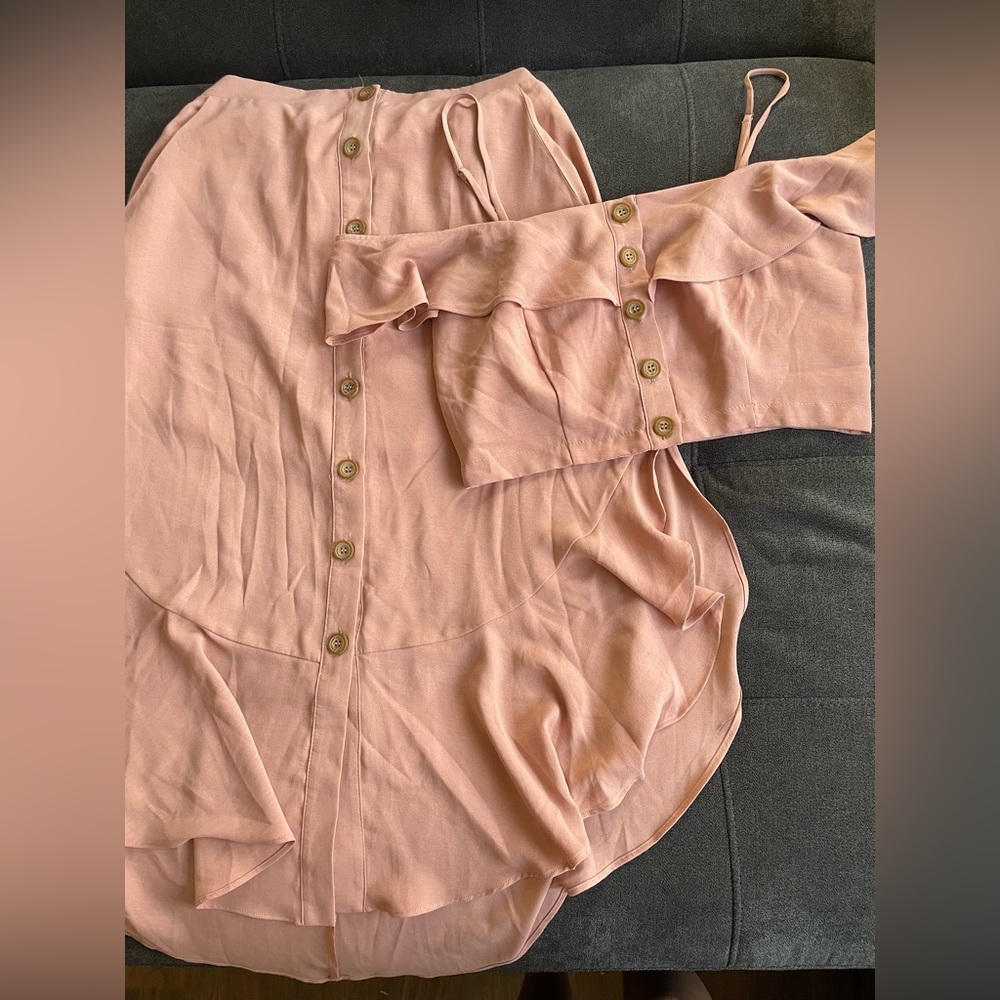 NWOT Lulus Top + Skirt Set